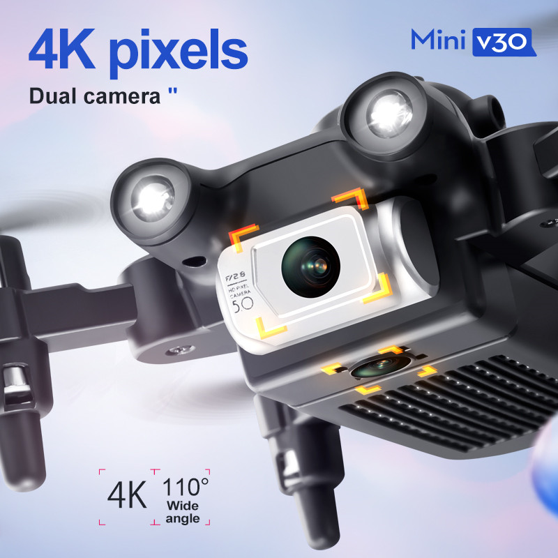 Mini V30 WiFi FPV Drone With 4 - Drone Rc Holder ulasan dan harga