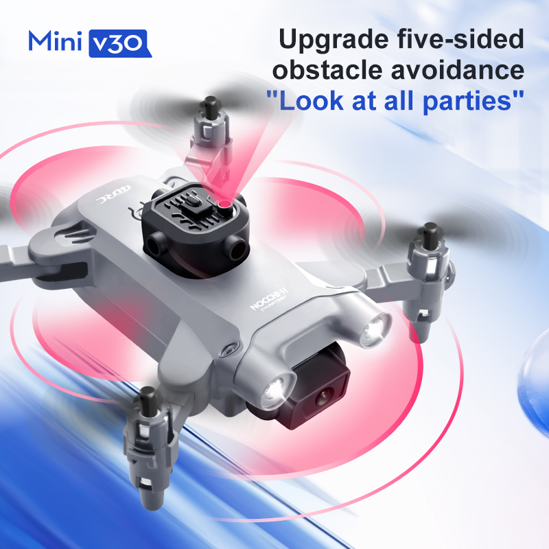Mini V30 WiFi FPV Drone With 4 - Drone Rc Holder ulasan dan harga