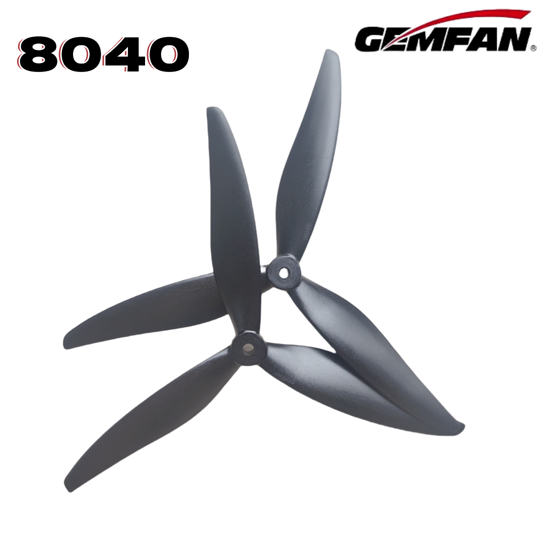 Gemfan 8040 8X4X3 3-blade 8-in - Drone Rc2 ulasan dan harga