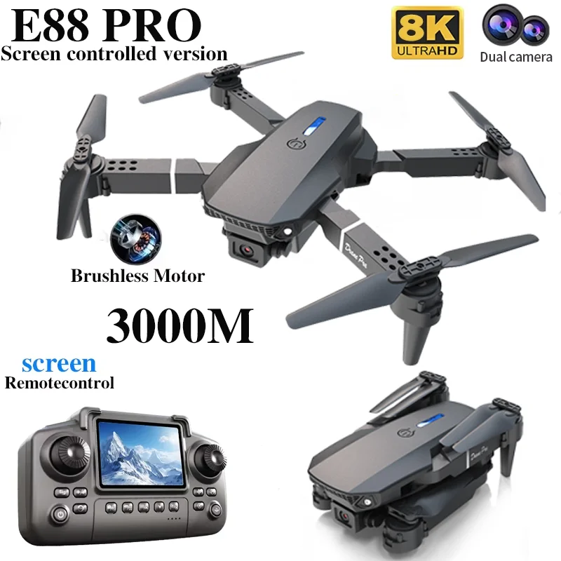 Professional E88 PRO Drone wit - Drone Rc Fpv Pro ulasan dan harga