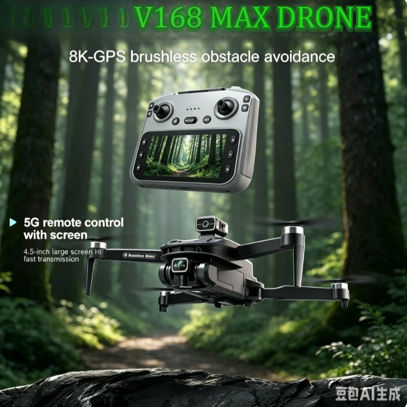 Original V168 MAX Foldable RC  - Drone Ls Rc ulasan dan harga