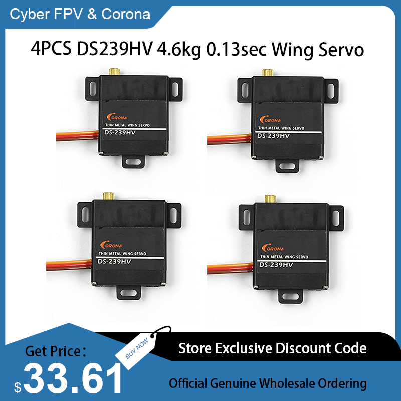 4PCS Corona DS239HV Digital Se - Rc Wing Glider ulasan dan harga