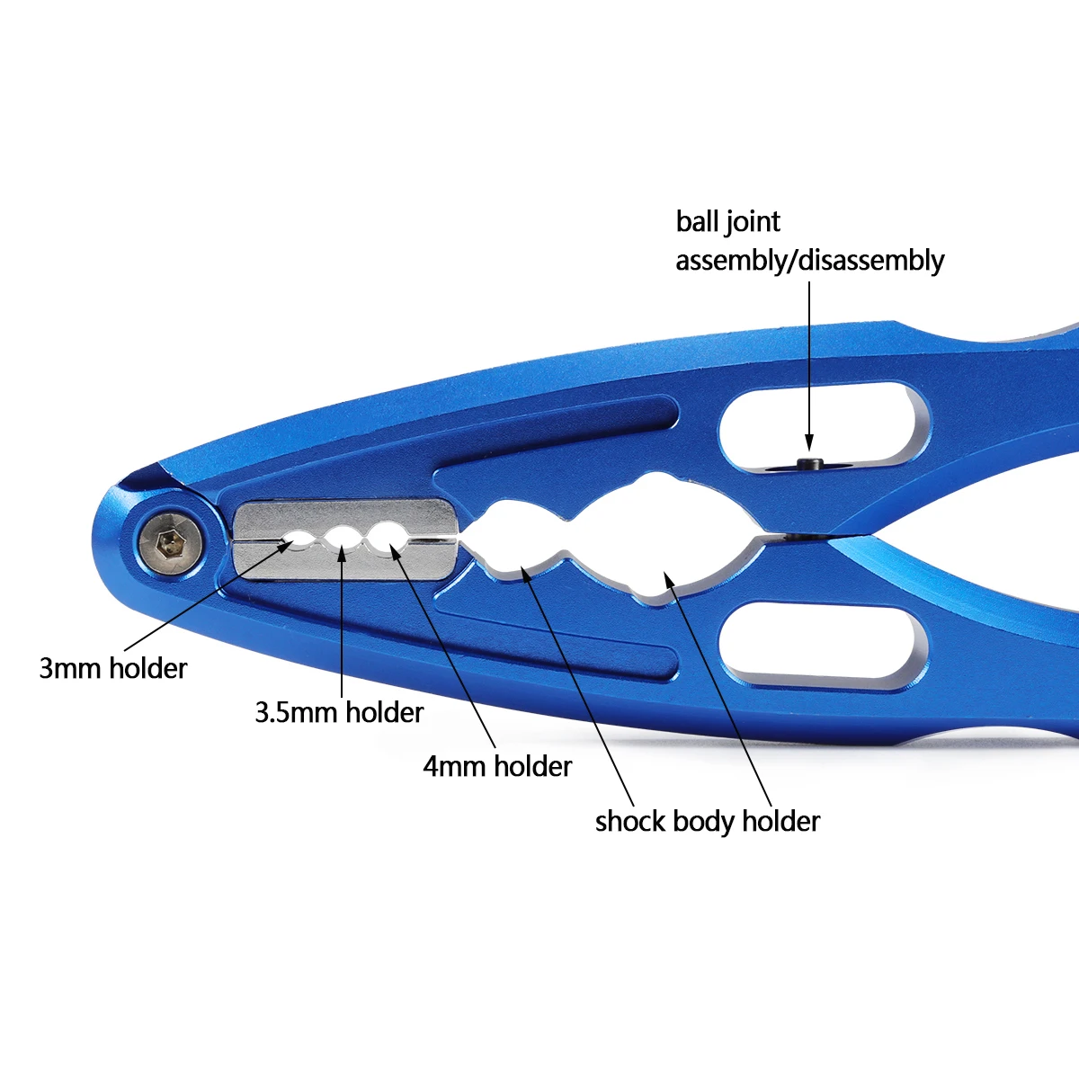 Aluminum CNC Pliers Pivot Ball - Drone Rc Holder ulasan dan harga