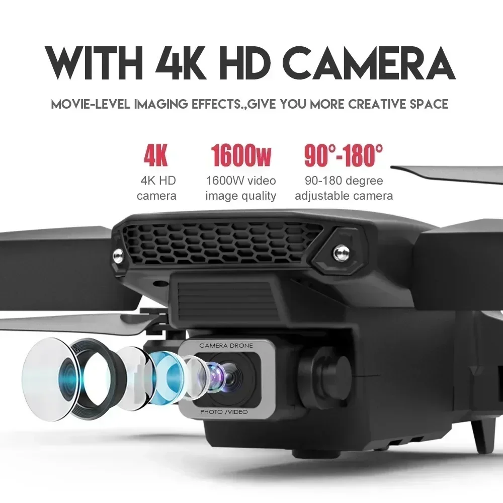 E88 Pro WIFI FPV Drone Wide An - Drone Rc Fpv Pro ulasan dan harga
