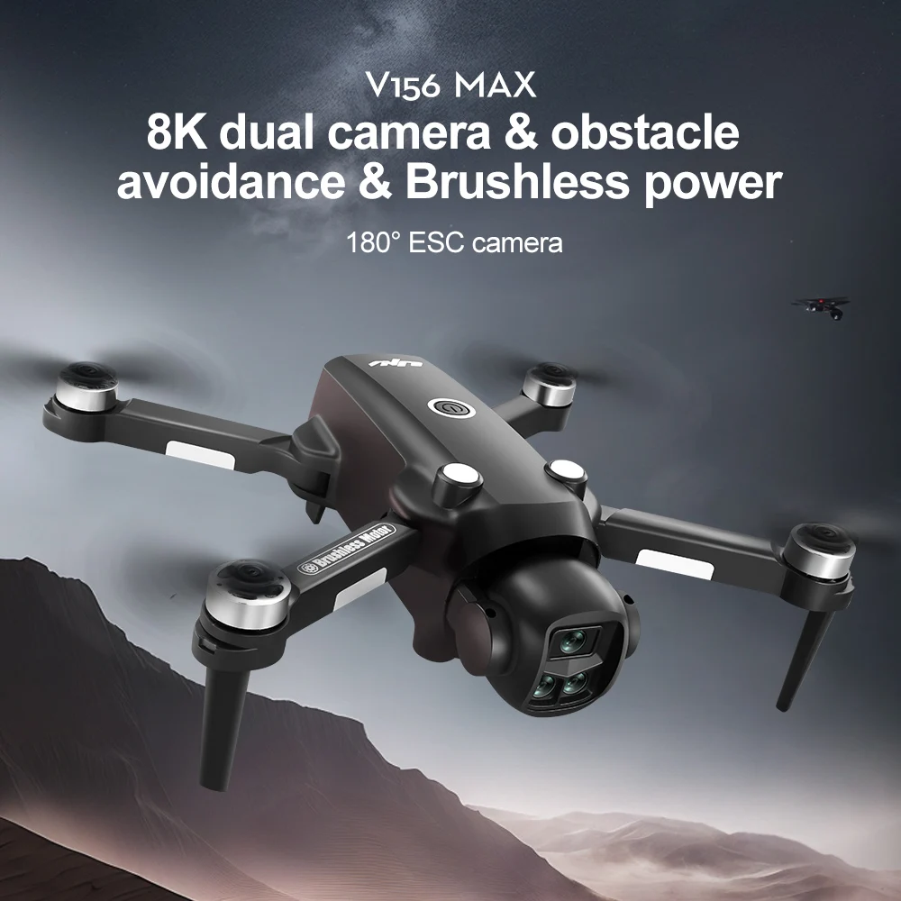 Original V156MAX GPS RC Aerial - Drone Ls Rc ulasan dan harga