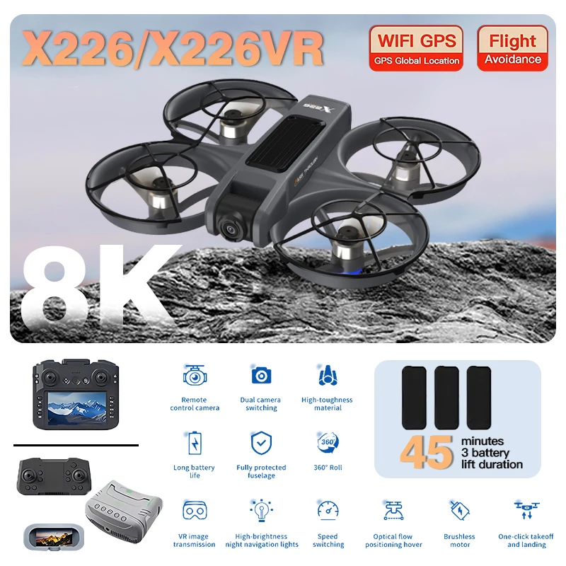 Original X226 X226VR FPV RC Dr - Drone Ls Rc ulasan dan harga