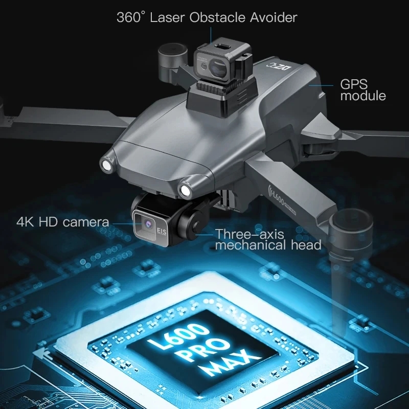 L600 PRO MAX GPS Drone Profess - Drone Rc Fpv Pro ulasan dan harga