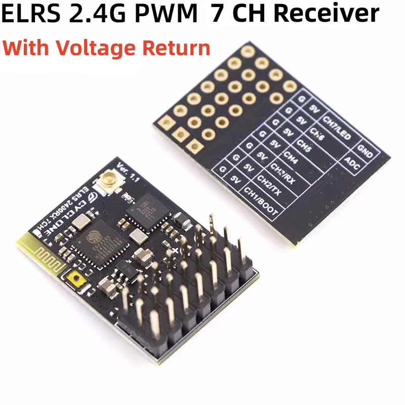 ELRS 2.4G PWM 7CH 6CH CRSF Rec - Fpv Antenna Receiver ulasan dan harga