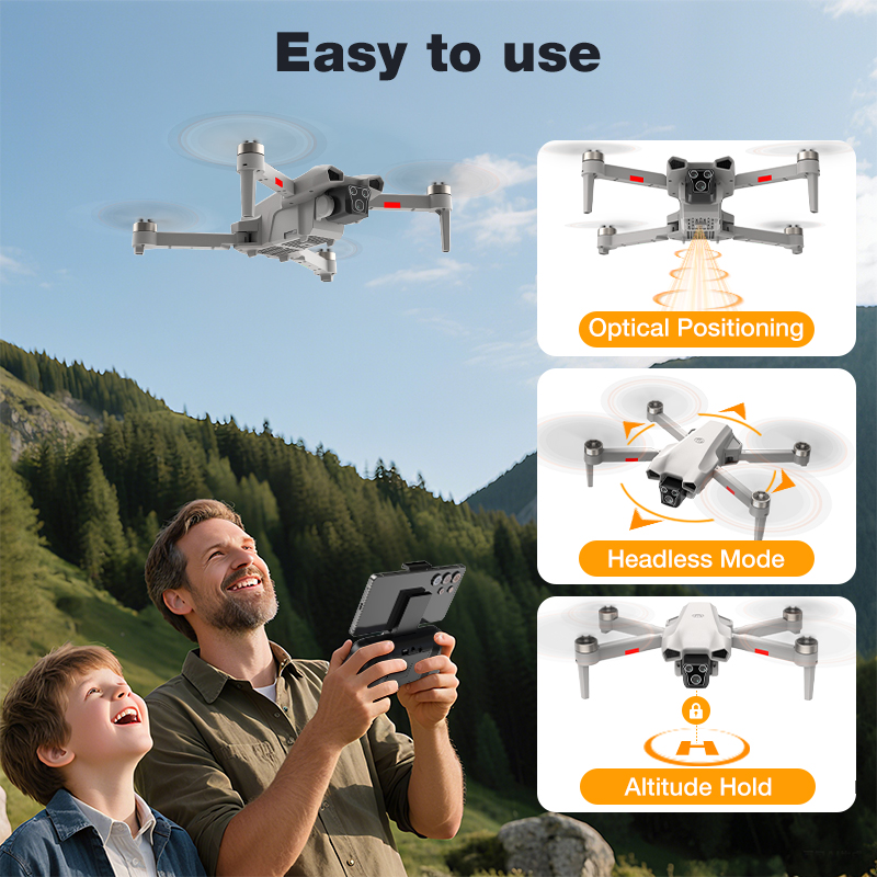 NEW Hot L017 Pro Drone Brushle - Drone Rc Fpv Pro ulasan dan harga