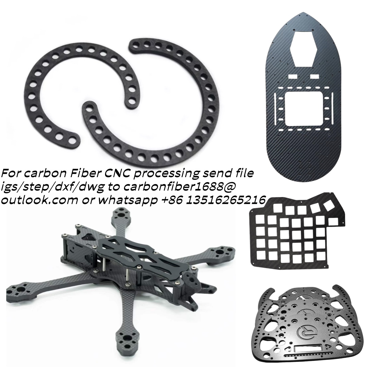 Customized Carbon Fiber Sheet  - Drone Rc Board ulasan dan harga